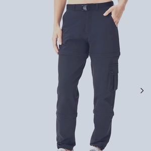 Outdoor Voices Navy Blue RecTrek Zip-off Pant, Size M